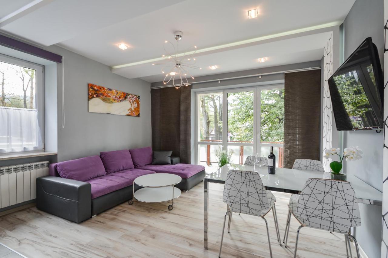 Apartament Rodzinny Hrabiego - Sauna, Centrum Zakopanego Ul Zamoyskiego, Balkon, 2 Sypialnie, Parking, Gorne Krupowki Exteriör bild